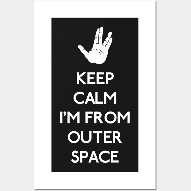 Keep outer space Wall Art by karlangas